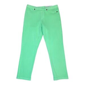HUE Pull On Capri Leggings Stretch Knit Casual Pants XS‎ NWT